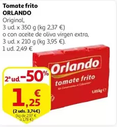 Oferta de Orlando - Tomate Frito por 2,49€ en Alcampo