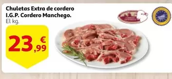 Oferta de Chuletas Extra De Cordero I.G.P. Cordero Manchego por 23,99€ en Alcampo