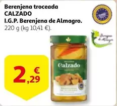 Oferta de Calzado - Bernjena Troceada  I.G.P. Berenjena De Almagro por 2,29€ en Alcampo