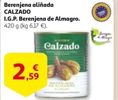 Oferta de Calzado - Bernjena Aliñada I.G.P. Berenjena De Almagro por 2,59€ en Alcampo