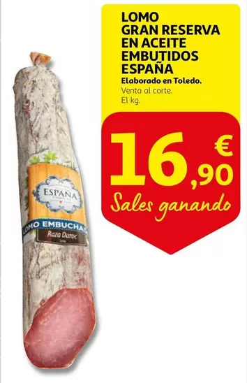 Oferta de España - Lomo Gran Reserva En Aceite Embutidos por 16,9€ en Alcampo