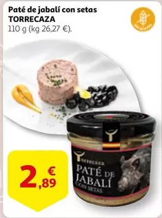 Oferta de Pate De Jabali Con Setas por 2,89€ en Alcampo