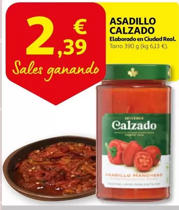 Oferta de Asadillo Calzado por 2,39€ en Alcampo