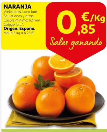 Oferta de Origen - Naranja por 0,85€ en Alcampo