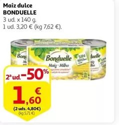 Oferta de Bonduelle - Maíz Dulce por 3,2€ en Alcampo