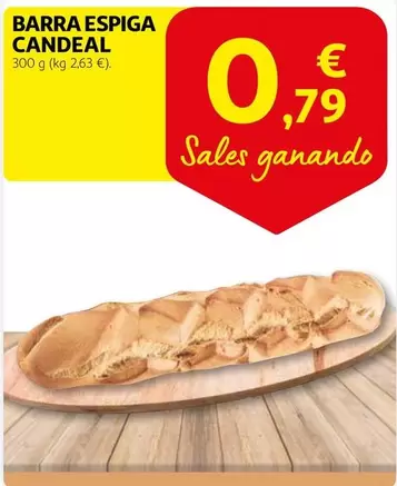 Oferta de Barra Espiga por 0,79€ en Alcampo