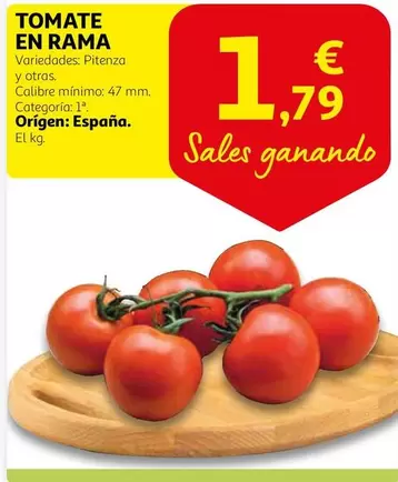 Oferta de Rama - Tomate En por 1,79€ en Alcampo