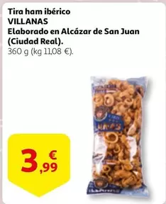 Oferta de San - Tira Ham Iberico por 3,99€ en Alcampo