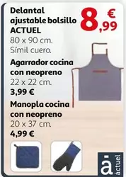 Oferta de Delantal Ajustable Bolsillo por 8,99€ en Alcampo