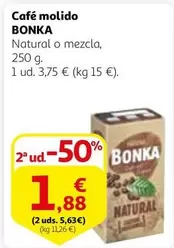 Oferta de Bonka - Café Molido por 3,75€ en Alcampo