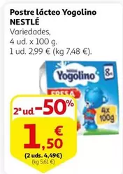 Oferta de Nestlé - Postre Lacteo Yogolino por 2,99€ en Alcampo