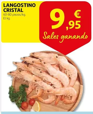 Oferta de Cristal - Langostino por 9,95€ en Alcampo