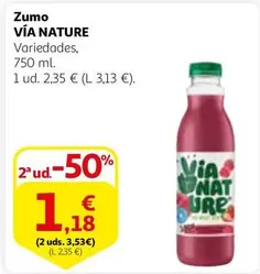 Oferta de Nature - Zumo por 2,35€ en Alcampo