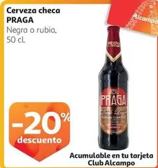 Oferta de Praga - Cerveza Checa en Alcampo