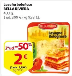 Oferta de Bella Riviera - Lasana Bolonesa por 2€ en Alcampo