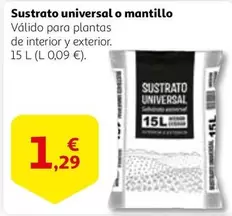 Oferta de Universal - Sustrato  O Mantillo por 1,29€ en Alcampo