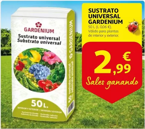 Oferta de Gardenium - Sustrato Universal por 2,99€ en Alcampo