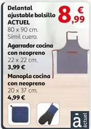 Oferta de Delantal Ajustable Bolsillo por 8,99€ en Alcampo