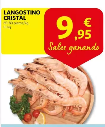 Oferta de Cristal - Langostino por 9,95€ en Alcampo