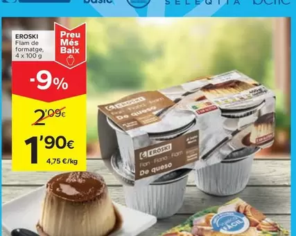 Oferta de Eroski - Flam De Formatge por 1,9€ en Caprabo