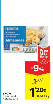 Oferta de Eroski - Luentes Al Natural por 1,2€ en Caprabo