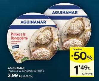 Oferta de Aguinamar - Pintxo A La Donostiarra por 2,99€ en Caprabo