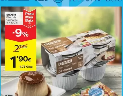 Oferta de Eroski - Flam De Formatge por 1,9€ en Caprabo