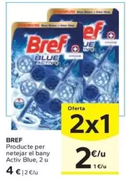 Oferta de Bref - Producte Per Netejar El Bany Activ Blue por 4€ en Caprabo