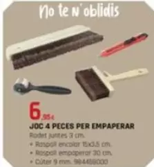 Oferta de Joc 4 Peces Per Empaperar por 6,95€ en Fes Més