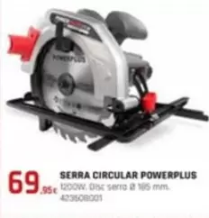 Oferta de Power Plus - Serra Circular  por 69,95€ en Fes Més