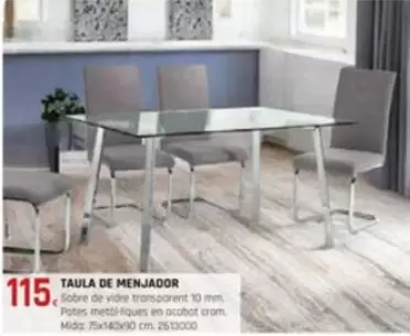 Oferta de Taula De Menjador por 115€ en Fes Més