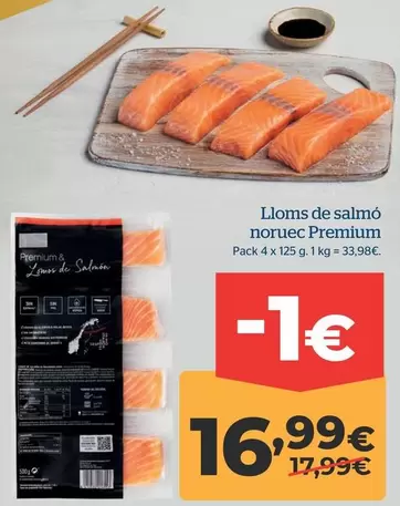 Oferta de Premium - Lloms De Salmo Noruec por 16,99€ en La Sirena