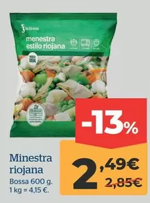 Oferta de Ideal - Minestra Riojana por 2,49€ en La Sirena