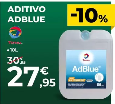 Oferta de Aditivo Adblue por 27,95€ en Feu Vert