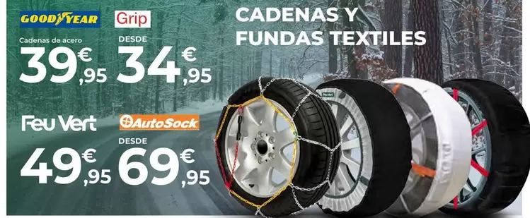 Oferta de Good Year - Cadenas Y Fundas Textiles  por 34,95€ en Feu Vert