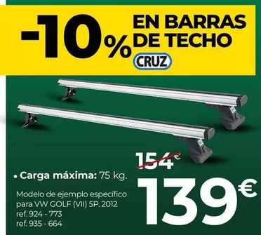 Oferta de Carga Maxima por 139€ en Feu Vert