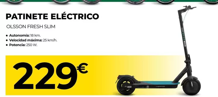 Oferta de Fresh - Patinete Eléctrico por 229€ en Feu Vert