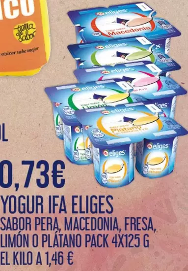 Oferta de Ifa Eliges - Yogur por 0,73€ en Claudio