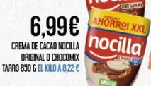 Oferta de Nocilla - Crema De Cacao Original O Chocomix por 6,99€ en Claudio