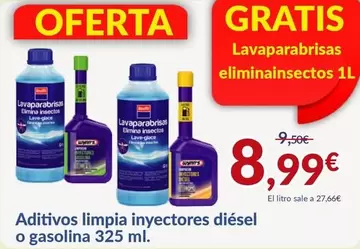 Oferta de Aditivos Limpia Inyectores Diésel O Gasolina por 8,99€ en Aurgi