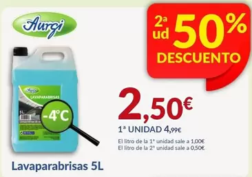 Oferta de Aurgi - Lavaparabrisas por 4,99€ en Aurgi