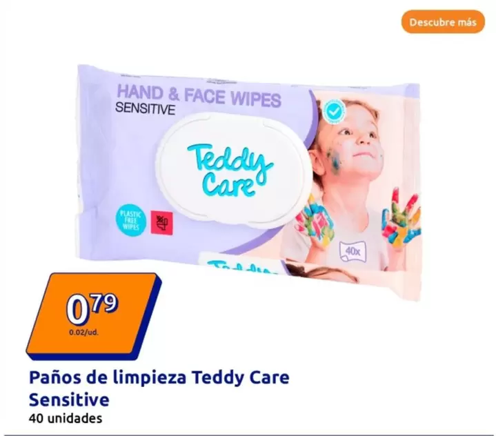 Oferta de Teddy Care - Panos De Limpieza Sensitive por 0,79€ en Action