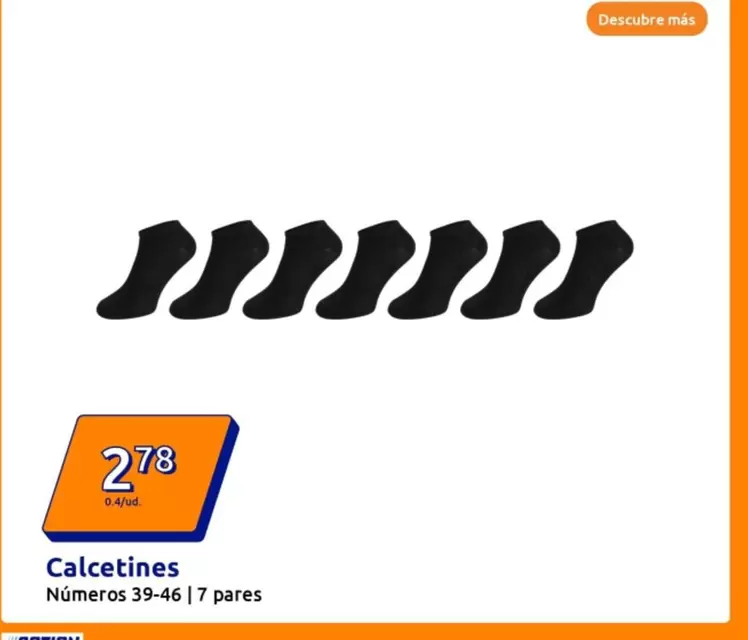 Oferta de Calcetines por 2,78€ en Action