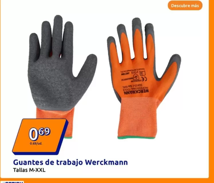 Oferta de Werckmann - Guantes De Trabajo  por 0,69€ en Action