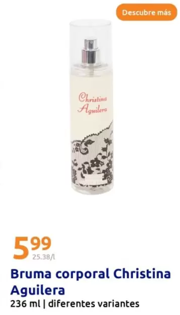 Oferta de Christina Aguilera - Bruma Corporal  por 5,99€ en Action