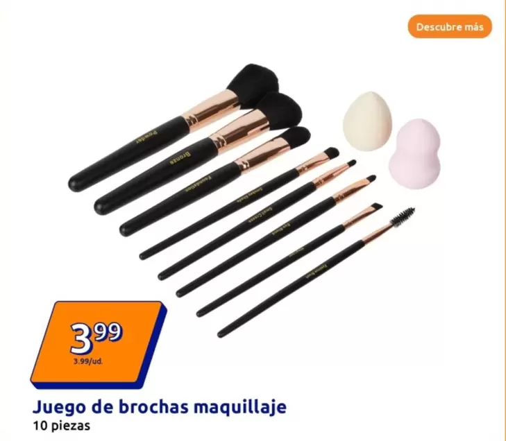 Oferta de Juego De Brochas Maquillaje por 3,99€ en Action