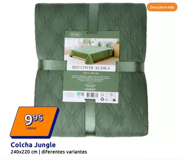 Oferta de Home - Colcha Jungle por 9,95€ en Action