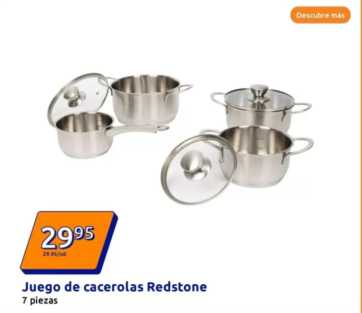 Oferta de Redstone - Juego De Cacerolas  por 29,95€ en Action