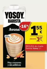 Oferta de Yosoy - Beguda De Civada Barista por 1,55€ en Supermercados Charter