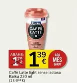 Oferta de Kaiku - Caffe Latte Light Sense Lactosa por 1,39€ en Supermercados Charter